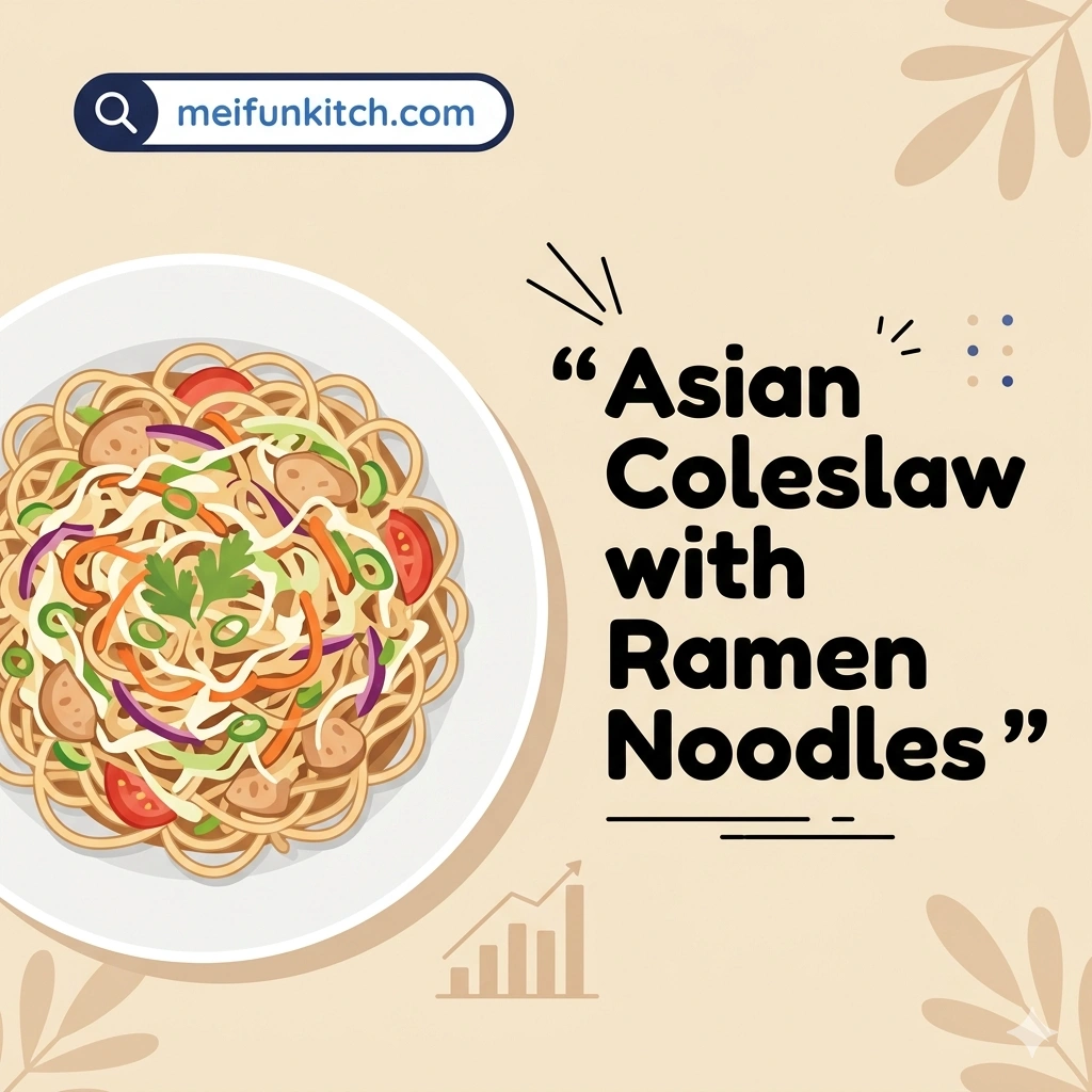 Asian Coleslaw With Ramen Noodles