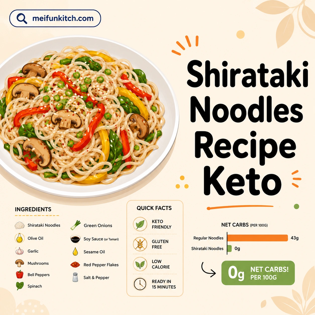 Shirataki Noodles Recipe Keto