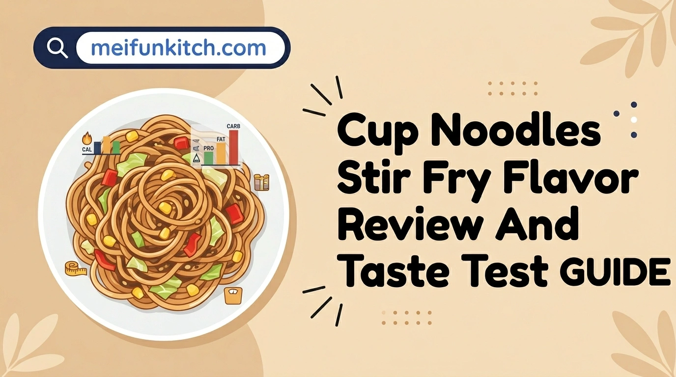 Cup Noodles Stir Fry