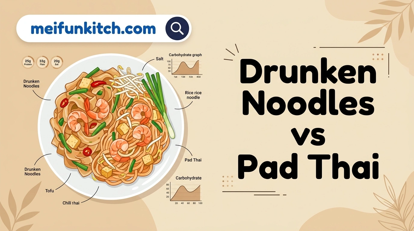 Drunken Noodles vs Pad Thai