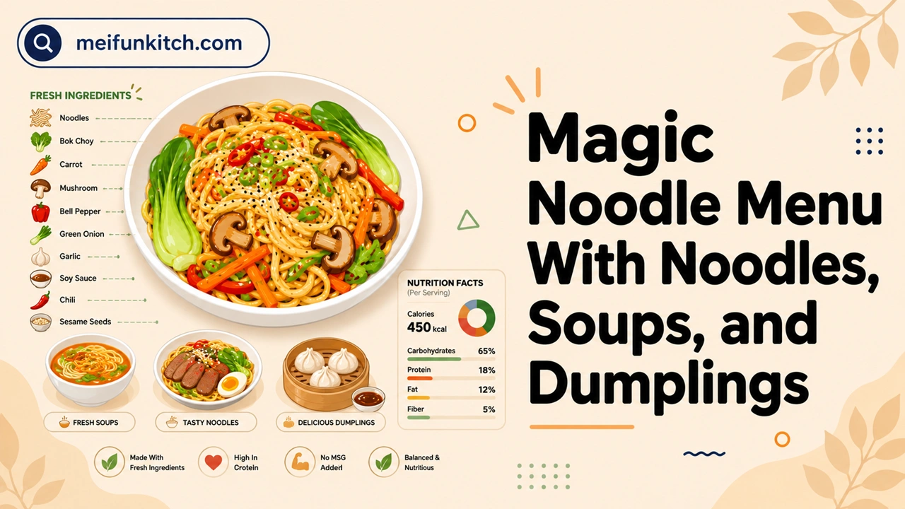 Magic Noodle Menu