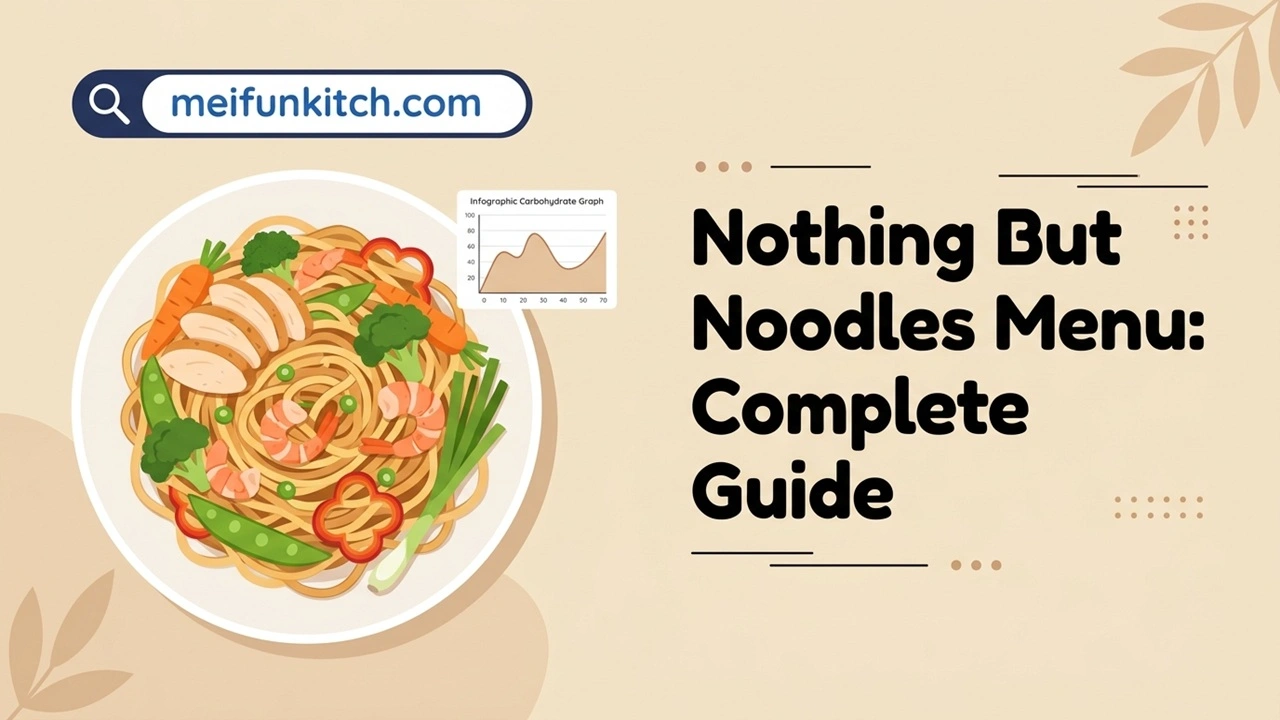 Nothing But Noodles Menu
