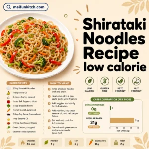 Shirataki Noodles Recipe low calorie