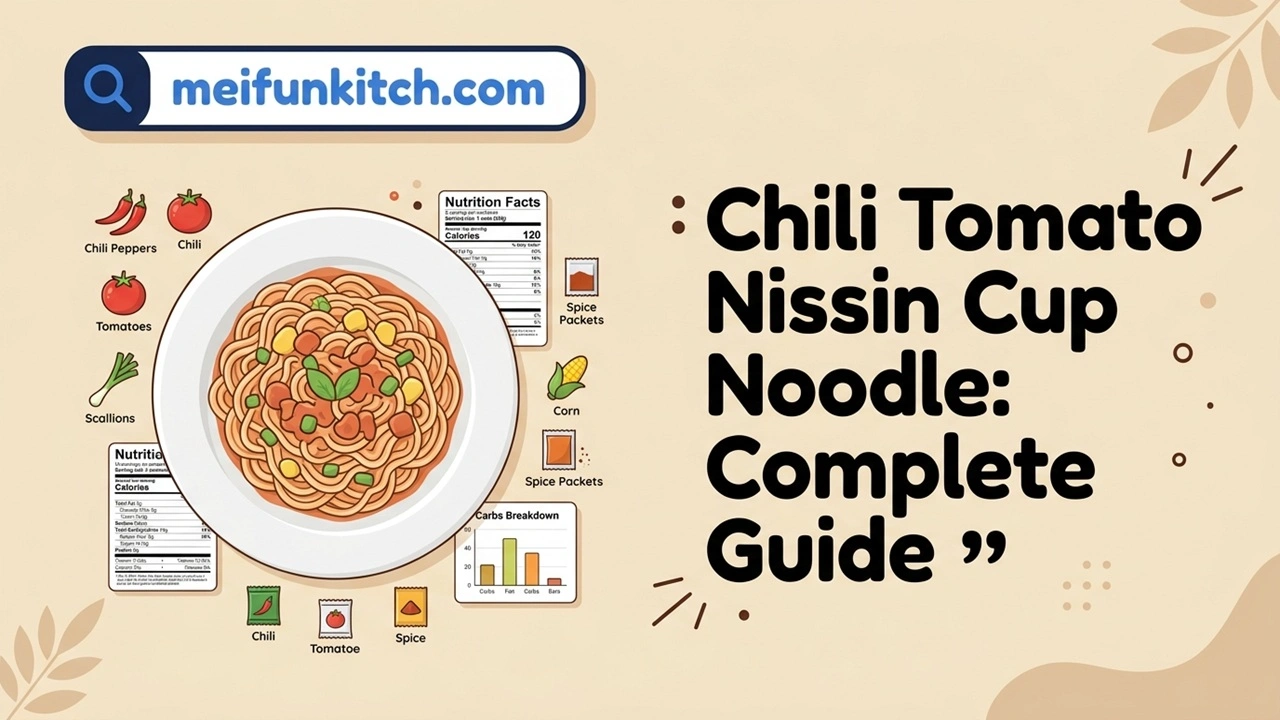 Chili Tomato Nissin Cup Noodle