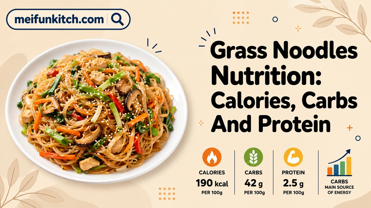 Grass noodles nutrition