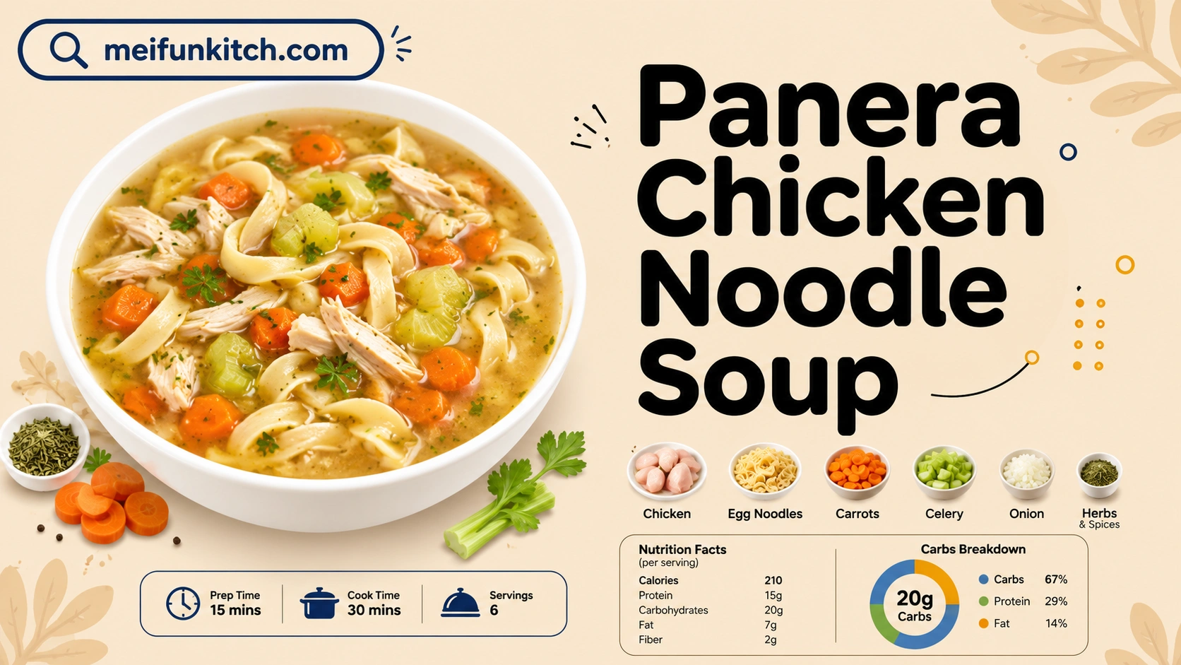 Panera Chicken Noodle Soup Recipe