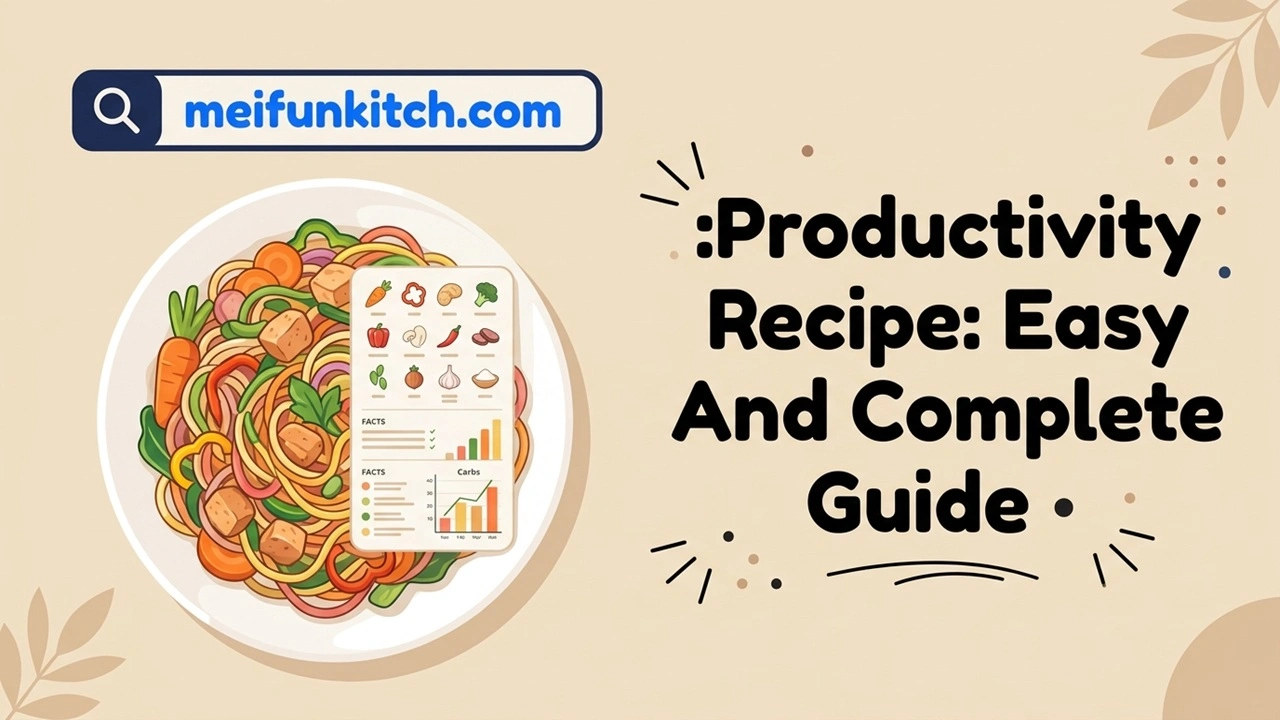 Productivity Recipe