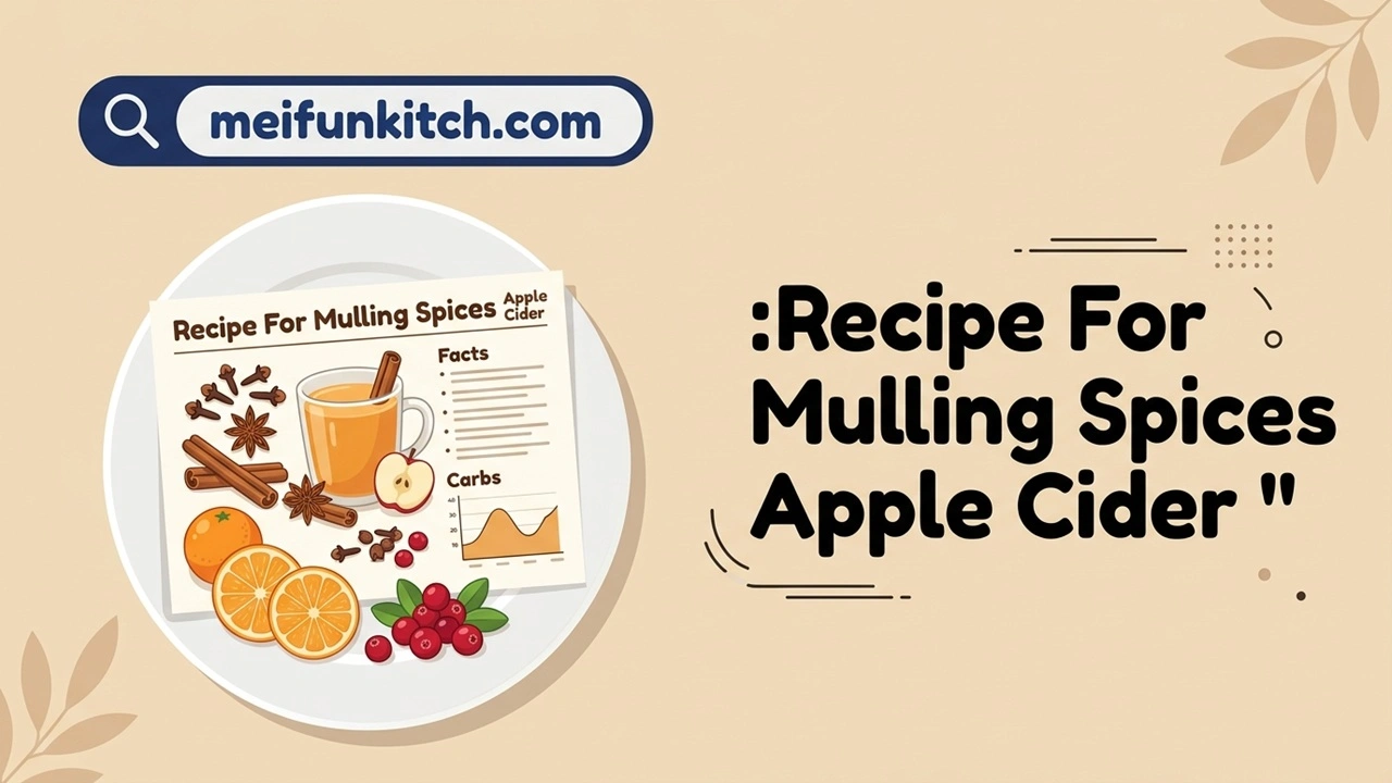 Recipe For Mulling Spices Apple Cider