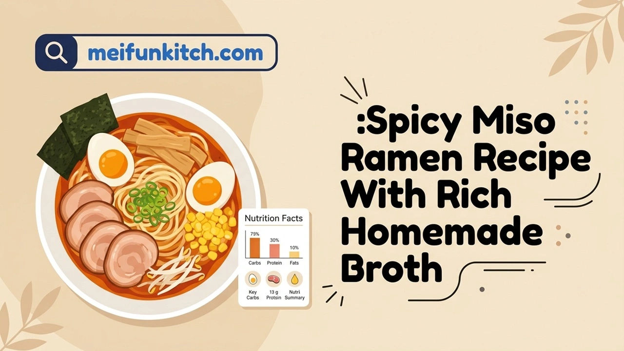Spicy miso ramen