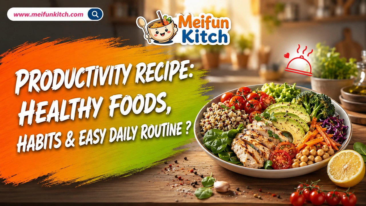 Productivity Recipe: Healthy Foods, Habits & Easy Daily Routine