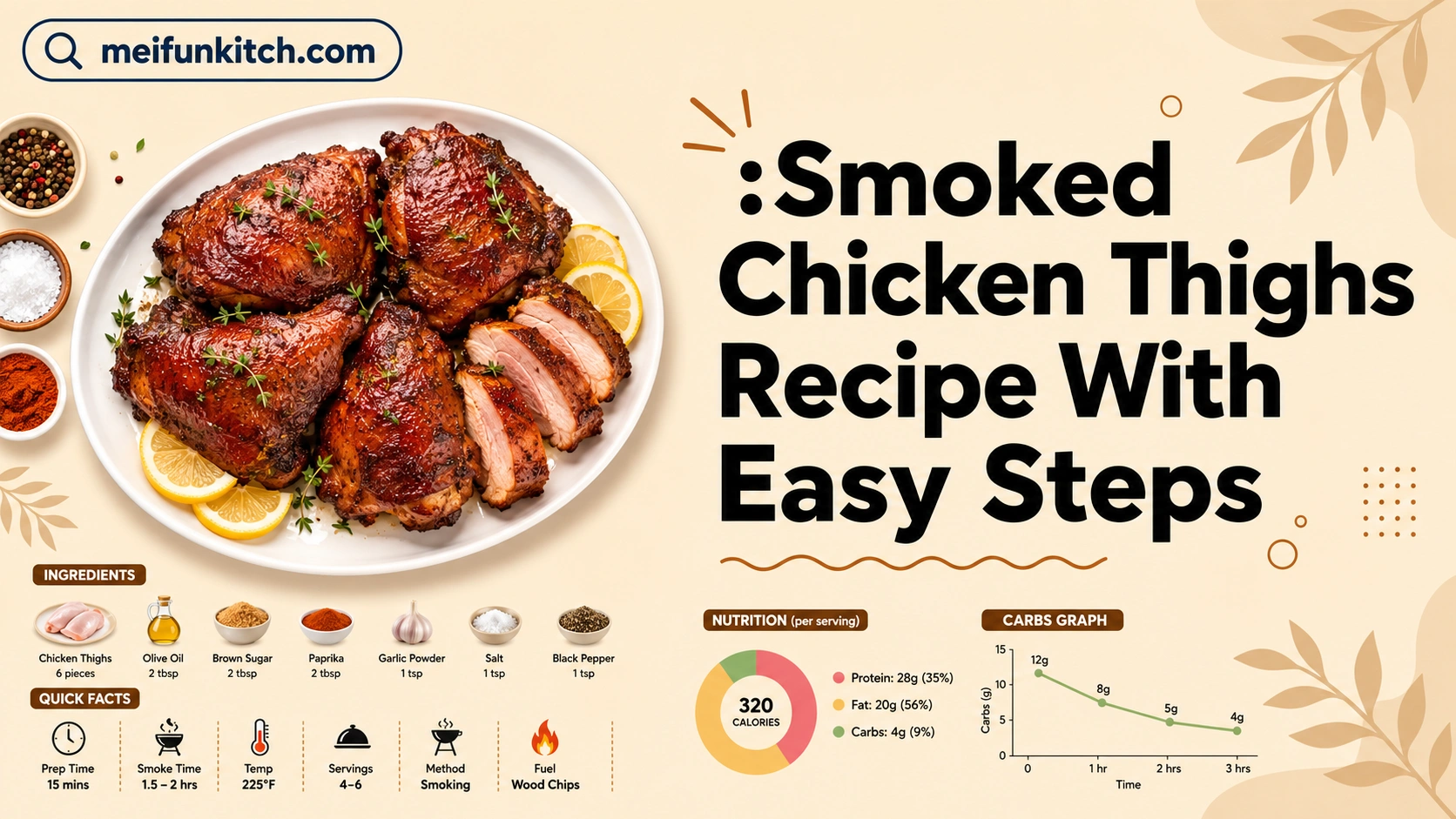 smoked chicken thighs recipes