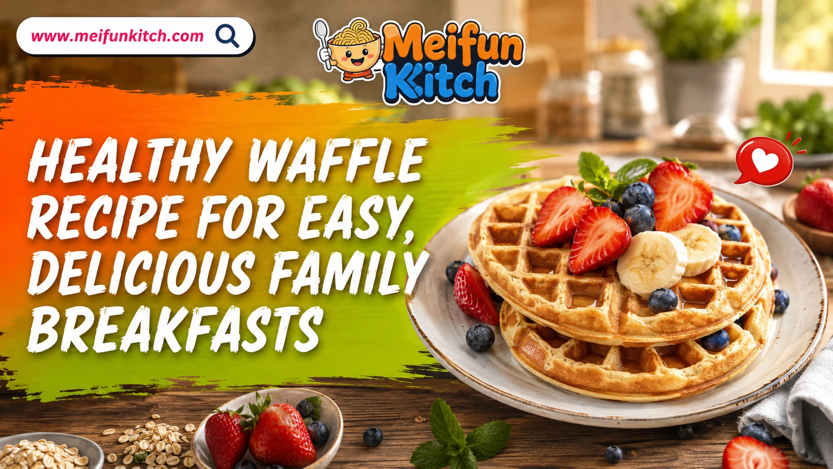 Healthy Waffle Recipe For Easy, Delicious Family Breakfasts
