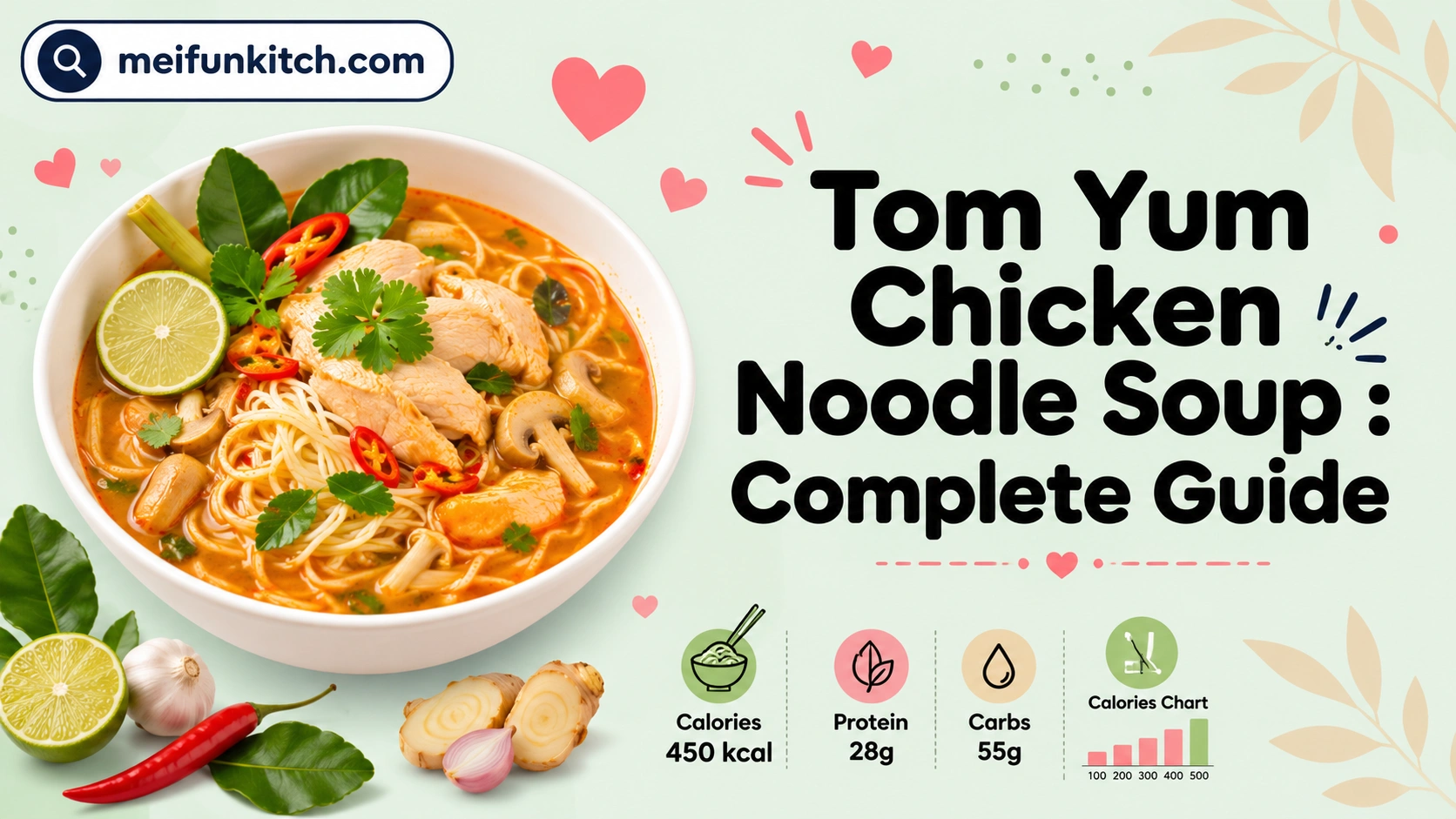 Tom Yum Chicken Noodle