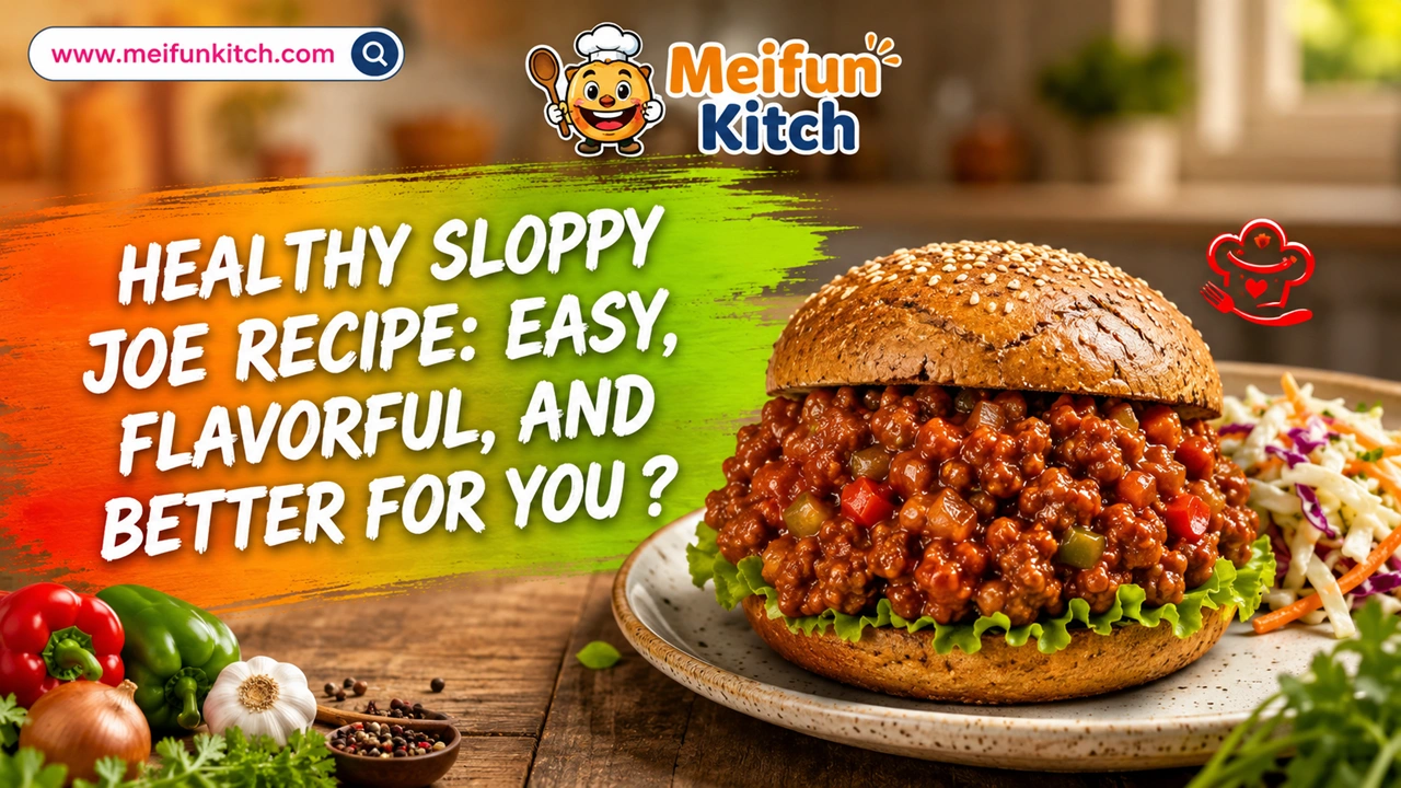 healthy sloppy joe recipe