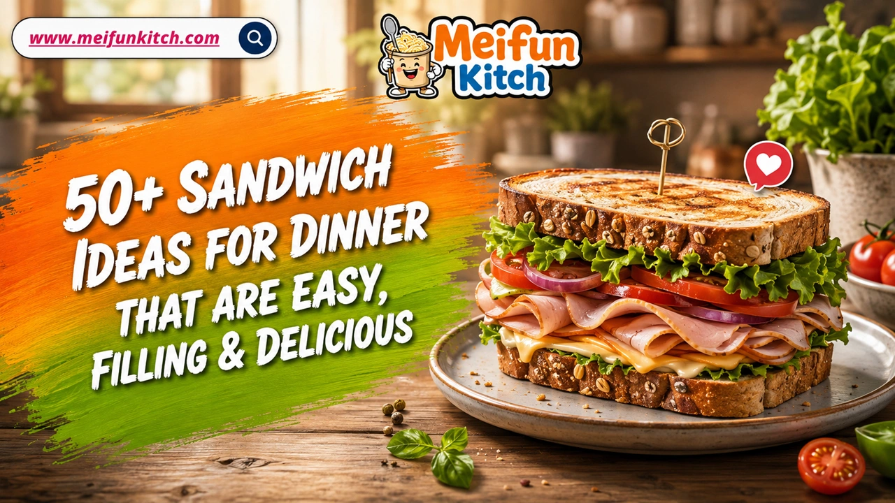 sandwich ideas for dinner